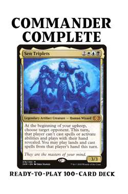 Sen Triplets THEFT CONTROL MAGIC Magic MTG Custom Commander Deck - Image 1