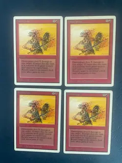 MTG 4X UNLIMITED EDITION DISINTEGRATE MAGIC THE GATHERING COMMON SORCERY RED UL - Image 5