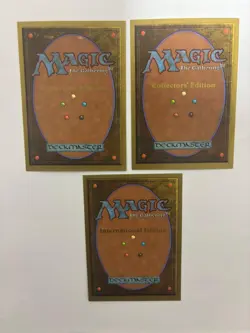 MTG 3X INTERNATIONAL / COLLECTOR'S EDITION SHANODIN DRYADS (IE / CE) BETA ART - Image 2