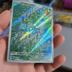 Pokemon Clauncher Scarlet Violet Base 205/198 Holo Illustration Rare Near Mint - Image 3