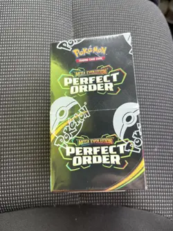 Pokemon TCG Perfect Order Half Booster Box 18 Packs Factory Sealed In Hand - Image 1