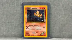 Pokemon Card TCG Blaine’s Moltres 1st Edition 1/132 Gym Heroes Holo Rare Vintage - Image 1