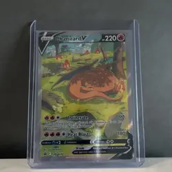 Pokemon Charizard V SWSH260 Full Art Promo Holo 220 HP Incinerate Heat Blast - Image 1