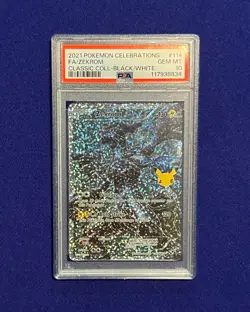 PSA 10 Zekrom #114 2021 Celebrations Pokemon GEM MINT - Image 1
