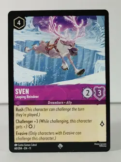 Sven - Leaping Reindeer - Super Rare - Winterspell #60 - LORCANA -C - Image 1