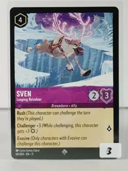 Sven - Leaping Reindeer - Super Rare - Winterspell #60 - LORCANA -B - Image 5