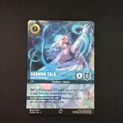 Disney Lorcana Into The Inklands-Gramma Tala Spirit Of The Ocean Enchanted-217 - Image 1