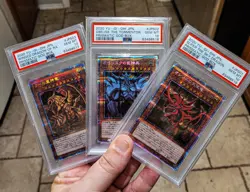 US SELLER Yugioh Prismatic god box Egyptian god cards Consecutive PSA 10 Cert - Image 3