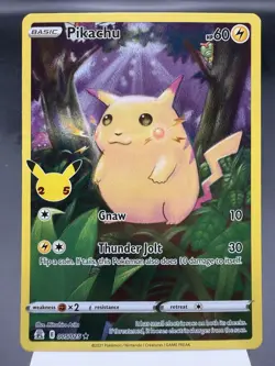Pikachu 005/025 - Holo Rare - Celebrations Pokemon Card NM - Image 1