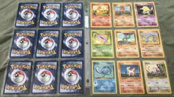 1999 BASE SET POKEMON CARDS BUNDLE #4 (37 OUT OF 102) COMMON AND UNCOMMON - Image 3