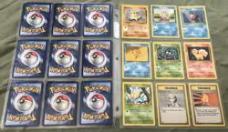 1999 BASE SET POKEMON CARDS BUNDLE #4 (37 OUT OF 102) COMMON AND UNCOMMON - Image 4