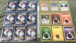 1999 BASE SET POKEMON CARDS BUNDLE #4 (37 OUT OF 102) COMMON AND UNCOMMON - Image 5