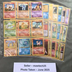 POKEMON CARDS BASE / JUNGLE / FOSSIL / TEAM ROCKET / BASE 2 - MIXED BUNDLE #2 - Image 1