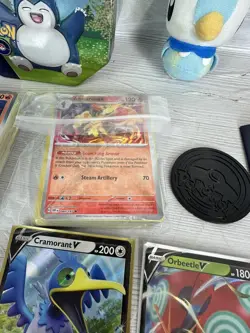 Pokemon TCG Pokemon Go Gift Tin - Snorlax With Extras, Plush, 2 Decks Of Cards 820650850776 - Image 3