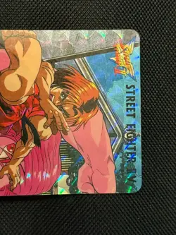 Street Fighter 2 Ken Rare Card Prism Holo Bandai Capcom JAPAN 1995 - Image 3