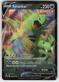 Tyranitar V - Promo SWSH: Sword & Shield Promo Cards SWSH109 Pokemon - Image 1