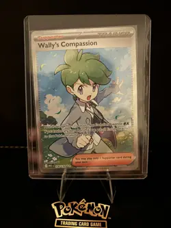 Pokemon Card Wally's Compassion 176/132 Mega Evolution Full Art Ultra Rare mint - Image 3