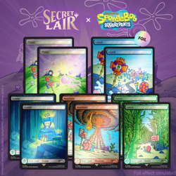 Lands Under the Sea Secret Lair MTG x SpongeBob SquarePants Magic MTG SLD FOIL - Image 2