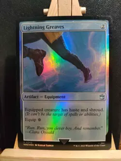 Lightning Greaves FOIL - Dr Who Universes Beyond - Uncommon - NM (see pics) MTG - Image 1