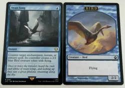 Swan Song #197 | NM Near Mint | LTC Lord of the Rings Magic MTG - Inc Bird token - Image 1