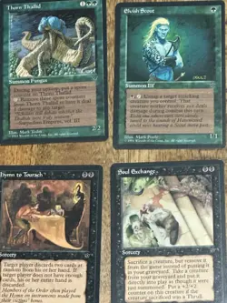 1994 Magic The Gathering Fallen Empires Lot Of 20 - Image 4