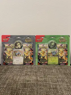 2 Pokemon TCG ME2.5 Ascended Heroes 2-Pack Blister Bundle Larry Erika Sealed New - Image 1