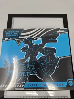 Pokemon TCG Scarlet & Violet Black Bolt ETB Elite Trainer Box Factory Sealed - Image 1