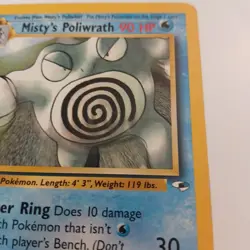 Pokemon Vintage Rare Misty's Poliwrath Gym Heroes 31/132 WotC - Image 3
