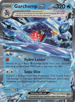 Garchomp ex 038/182 Paradox Rift Pokemon Near Mint - Image 1