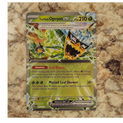 Pokemon Teal Mask Ogerpon ex Double Rare Holo 012/131 Prismatic Evolutions HP210 - Image 1