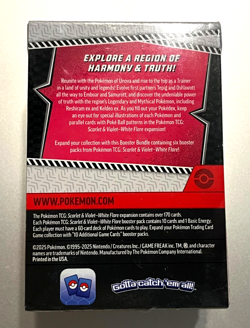 Pokemon TCG: Scarlet & Violet White Flare Booster Bundle Sealed - 6 packs - Image 3