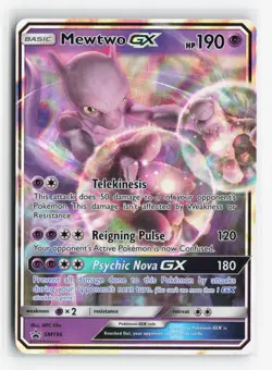 Mewtwo GX SM196 2016 SM Promos Pokemon TCG Promo - Image 1