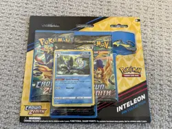 Pokemon Crown Zenith Inteleon Pin Collection blister 2 3 pack Brand New & Sealwd - Image 1
