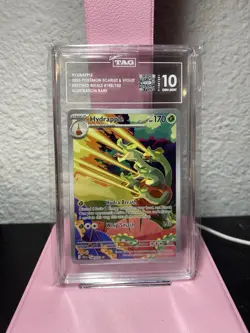 Pokemon TCG Hydrapple 188/182 Sv10: Destined Rivals Holo Graded TAG 10 - Image 1