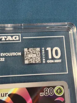 Pokemon Bulbasaur Me01 Mega Evolution Illustration Rare Holo TAG 10 #133/132 - Image 4