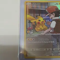 Pokemon Pikachu Secret Rare Holo 241/236 Sm-Cosmic Eclipse 70 HP Volt Tackle - Image 3