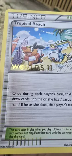 Pokemon Tropical Beach '11 World Championships Promo BW28 English LP - Image 5