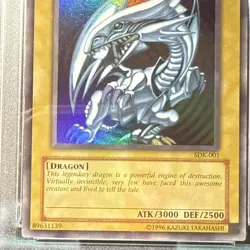 2002 YU-GI-OH! STARTER DECK: KAIBA #001 BLUE-EYES WHITE DRAGON SDK-001 PSA 9 - Image 3