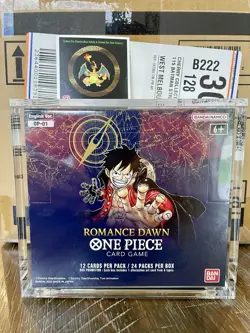 One Piece OP-01 Romance Dawn English BLUE Bottom Booster Box 1st Wave November! - Image 1