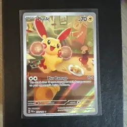 Pokemon Plusle TCG Card 193/182 Sv04: Paradox Rift - Image 1