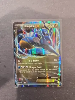 Pokemon TCG Kingdra EX XY Fates Collide 73/124 Ultra Holo Rare Card LP - Image 1
