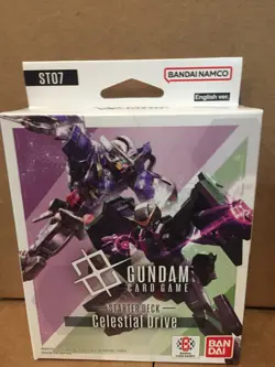 Gundam Card Game TCG Celestial Drive Starter Deck ST07 English NEW SEALED - Image 1