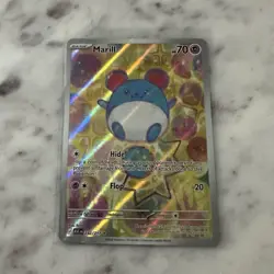 Pokemon TCG Marill 232/217 ASC Foil Holo Basic 70 HP Aqua Card Illustration Rare - Image 1