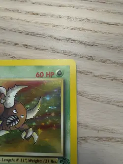Pokemon TCG Pinsir Holo Unlimited Rare Card 9/64 Jungle Base Set - Image 4
