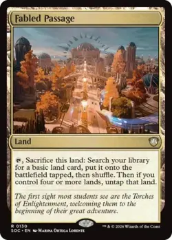 ~ Fabled Passage ~ NM ~ Commander: Secrets of Strixhaven ~ MTG ~ - Image 1