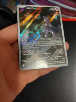 Mewtwo - SVP052 - Pokemon Scarlet & Violet Promo Holo Rare Card DAMAGED - Image 5