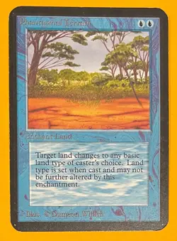 MTG PHANTASMAL TERRAIN Alpha (OldManMTG 012-996) - Image 1