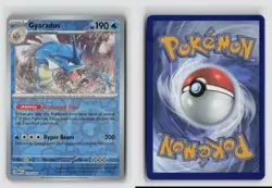 Gyarados #130/165 Sv Scarlet & Violet 151 Reverse Holo Rare Pokemon TCG NM - Image 3