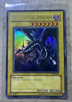 Red-Eyes Black Dragon SDJ-001 Joey Starter Deck Holo Rare Yu-Gi-Oh ( LP-VG) - Image 1