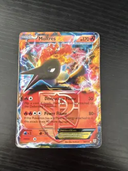 Pokemon Moltres EX TCG Team Plasma 14/135 Plasma Storm Ultra Rare Holo Card - Image 1